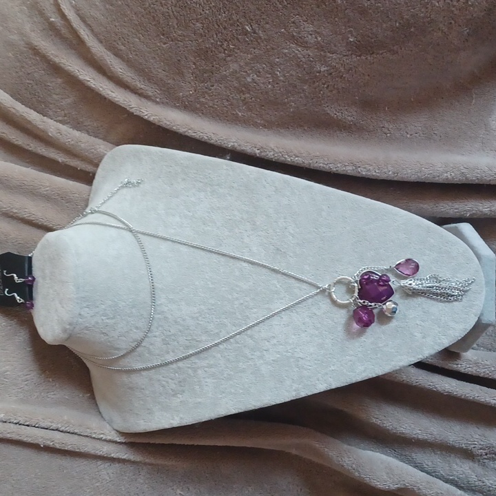 2 Purple Necklace And Earrings Sets Paparazzi 6$